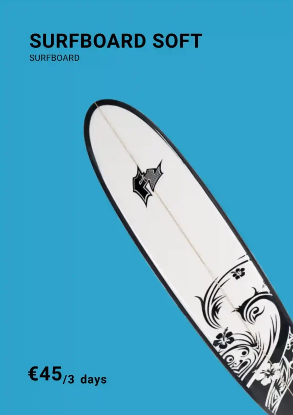 Soft surfboard 3 days