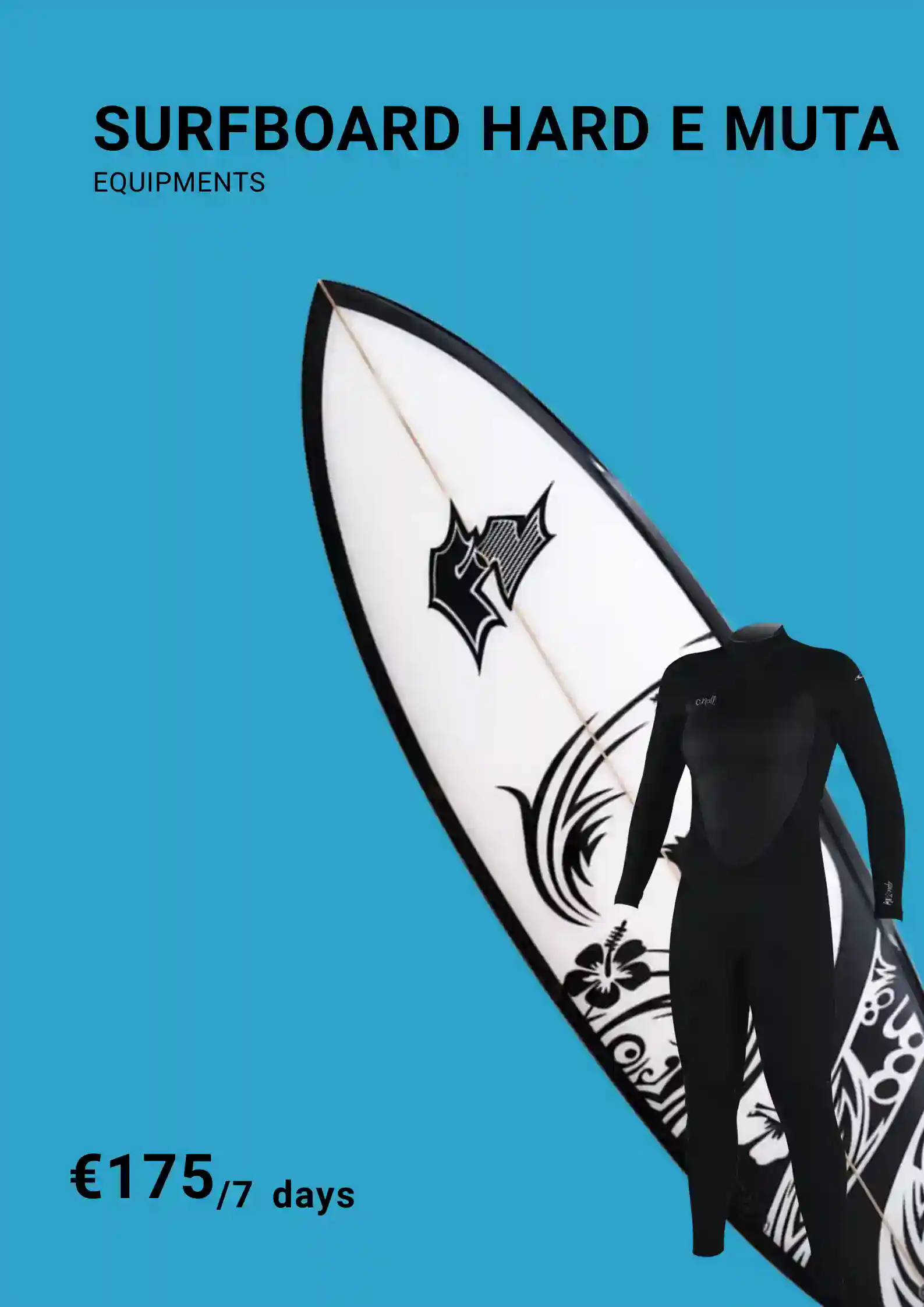 Surfboard hard e muta 7 giorni